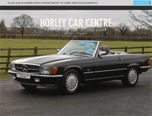 Tablet Screenshot of horleycarcentre.com